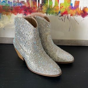 Rhinestone booties